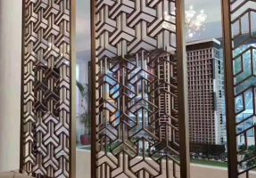 不銹鋼屏風(fēng)實例