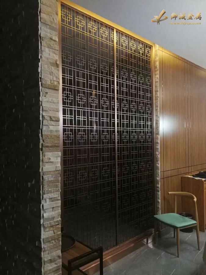 不銹鋼屏風(fēng)實例