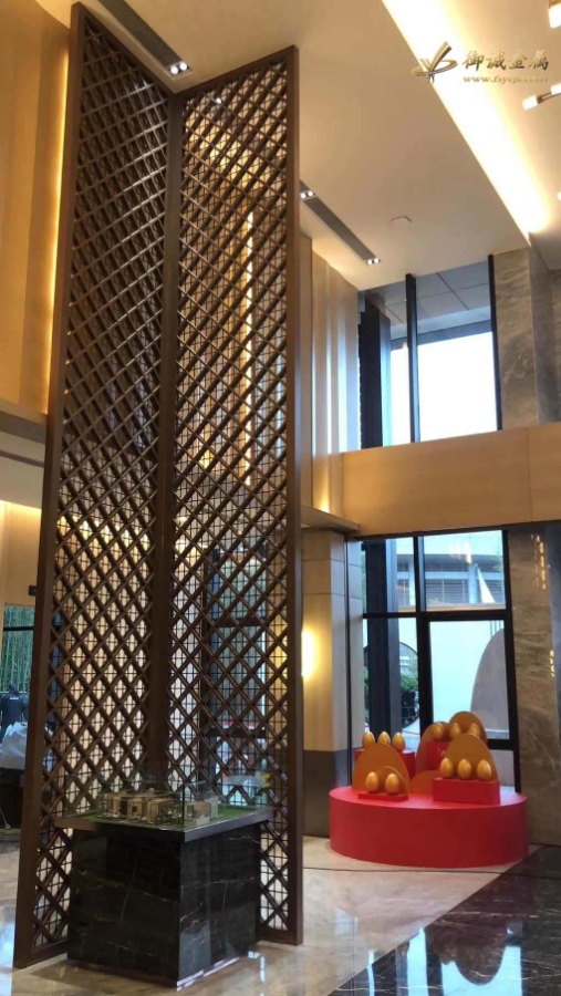 不銹鋼屏風(fēng)實例