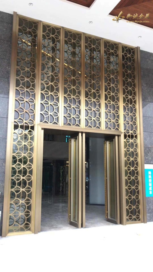 不銹鋼屏風(fēng)實例