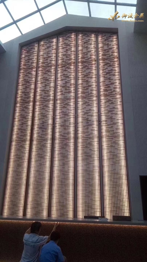 不銹鋼屏風(fēng)實例