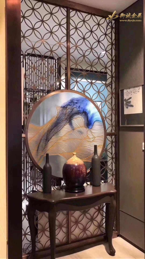 不銹鋼屏風(fēng)實例