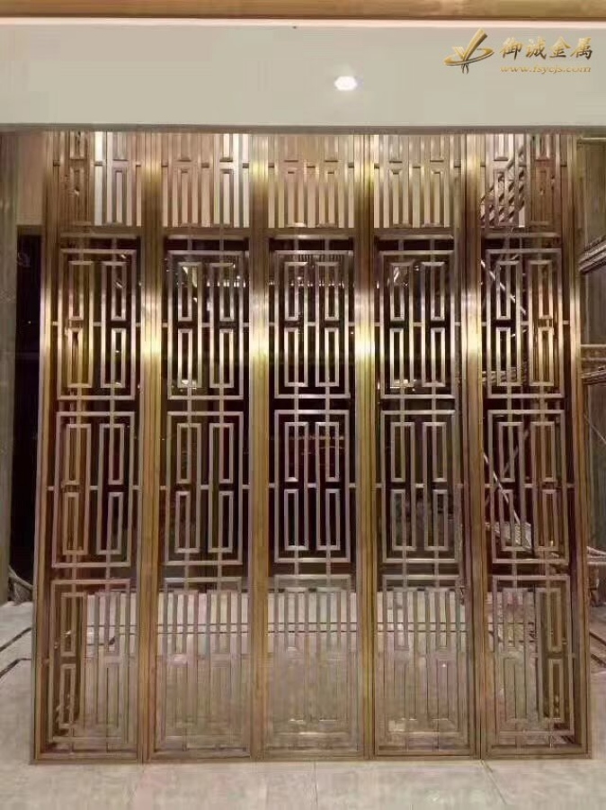 不銹鋼屏風(fēng)實例